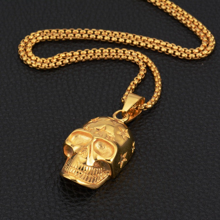 Stainless Steel Skull Necklace