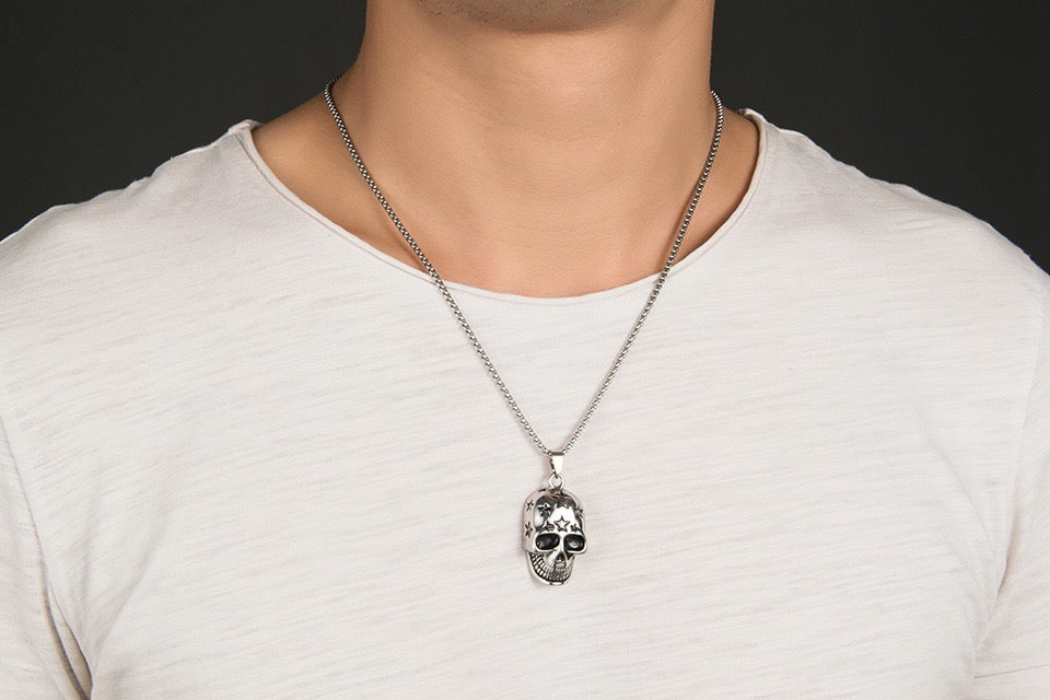 Stainless Steel Skull Necklace