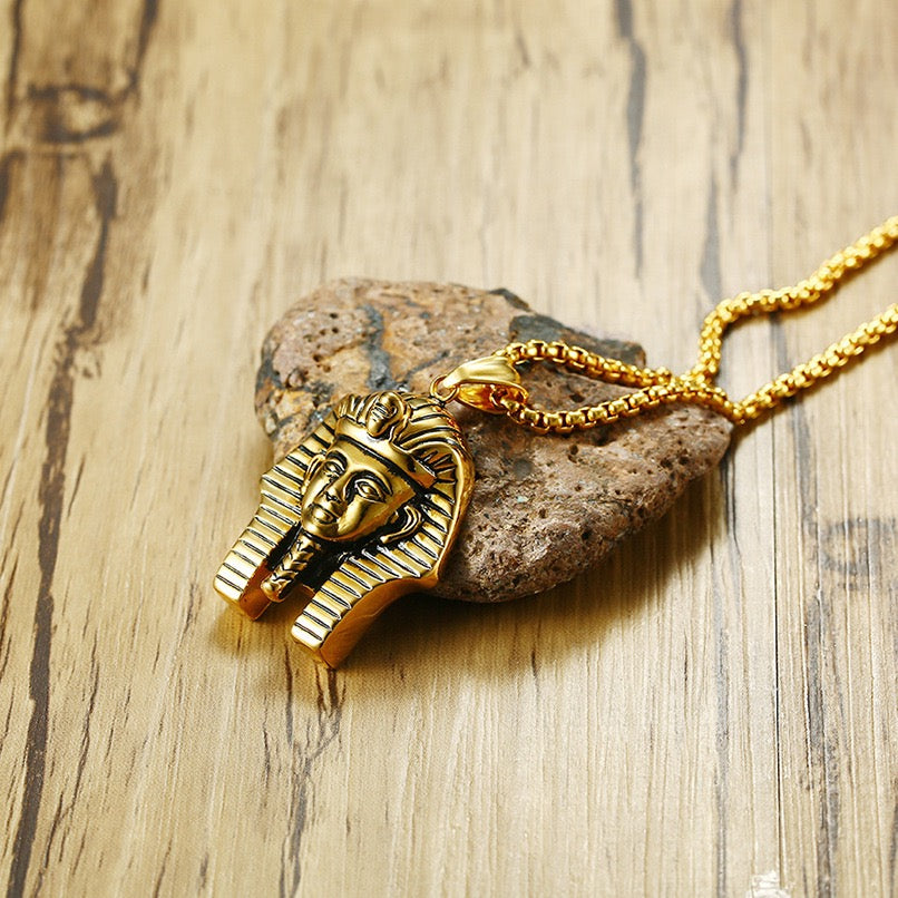 Stainless Steel Enigmatic Pharaoh Necklace