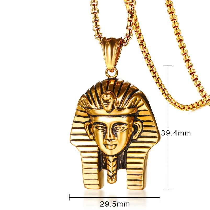 Stainless Steel Enigmatic Pharaoh Necklace