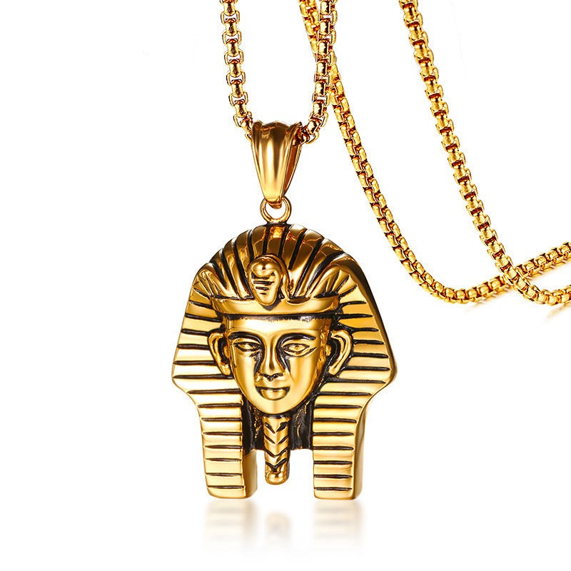 Stainless Steel Enigmatic Pharaoh Necklace