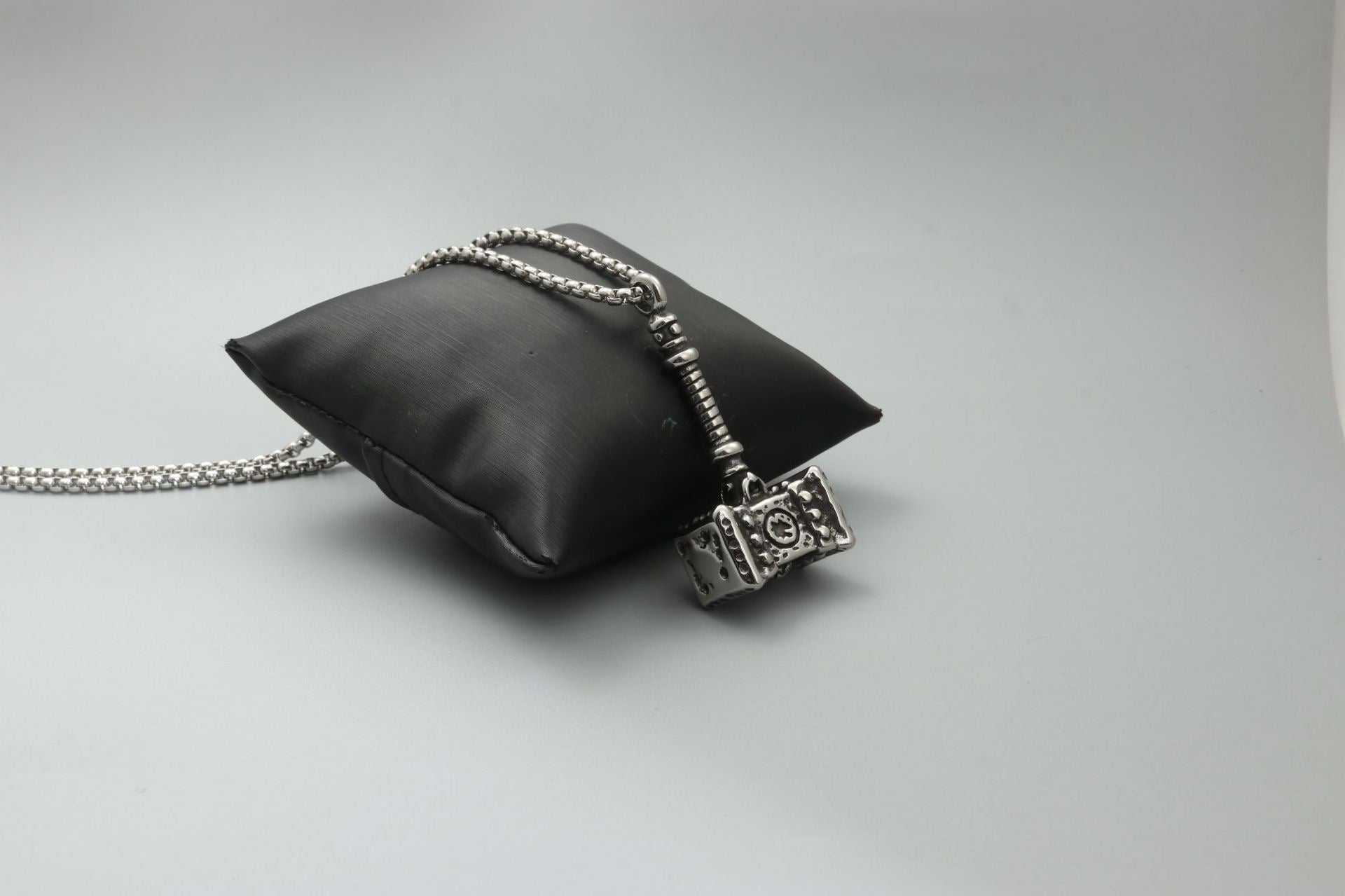 Stainless Steel Mighty Hammer Necklace