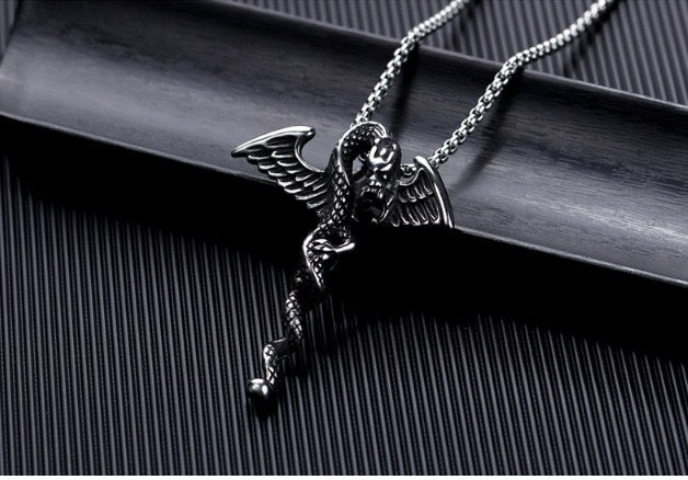 Stainless Steel Amphiptere Necklace