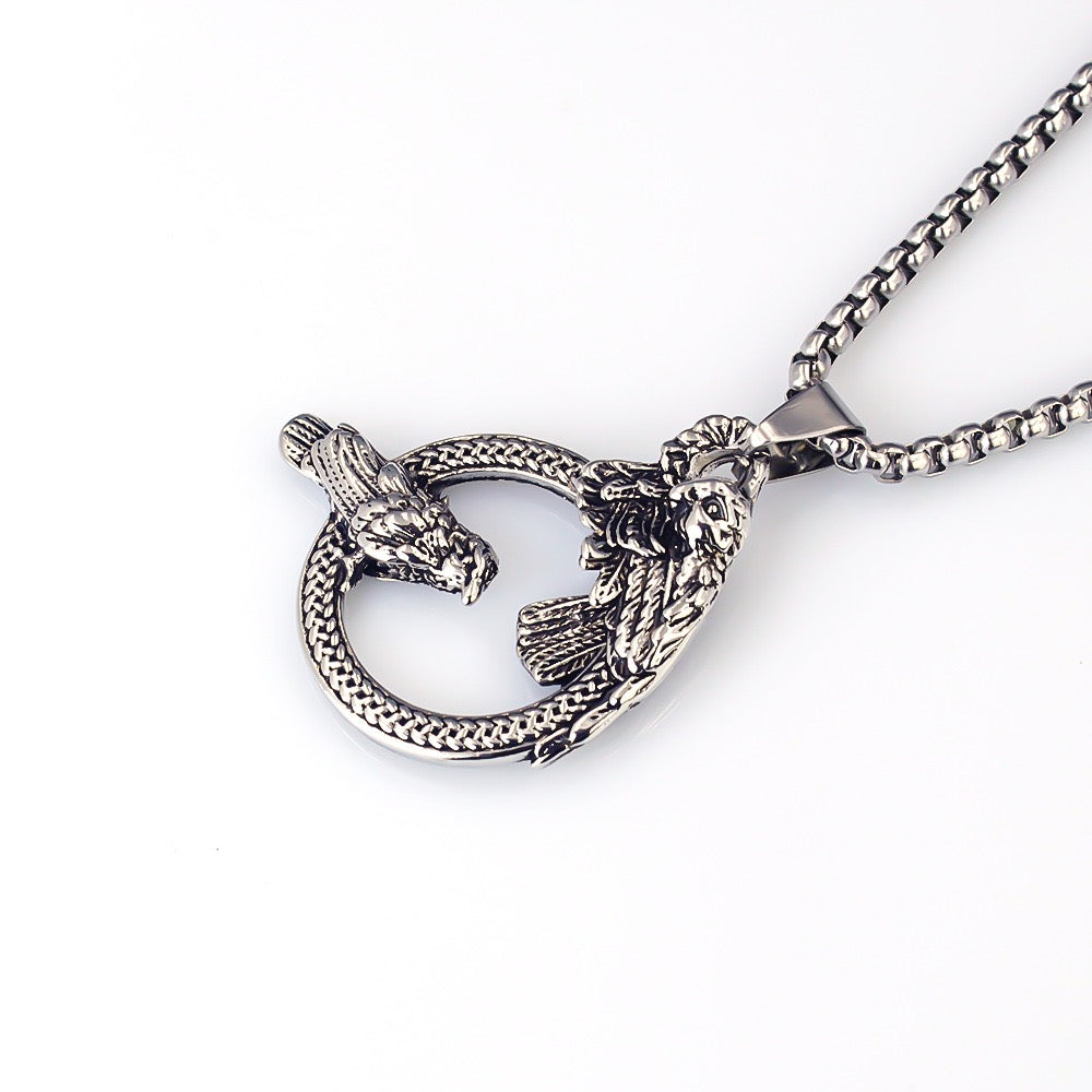 Stainless Steel Bird's Nest Necklace