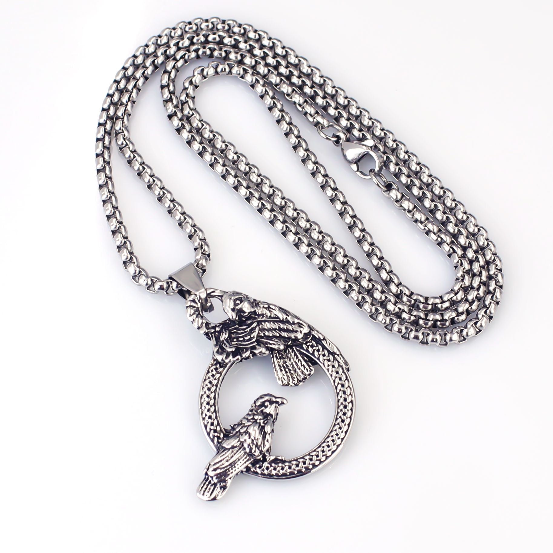 Stainless Steel Bird's Nest Necklace