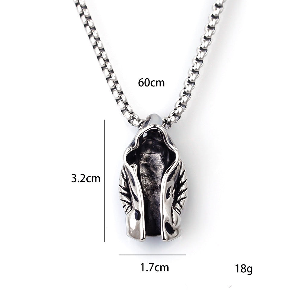 Stainless Steel Cloak of Darkness Necklace