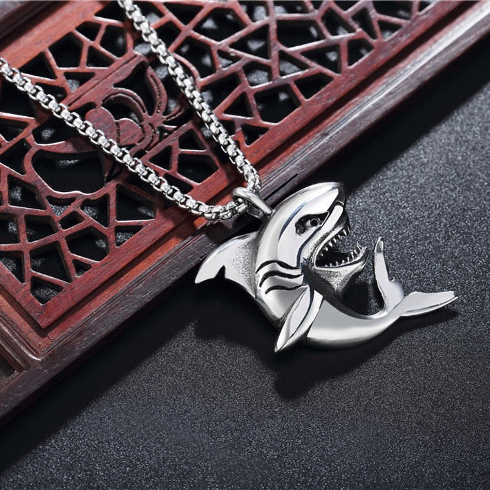 Stainless Steel Shark Necklace