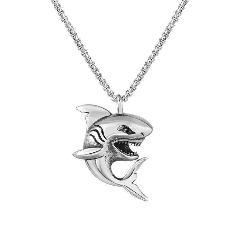 Stainless Steel Shark Necklace