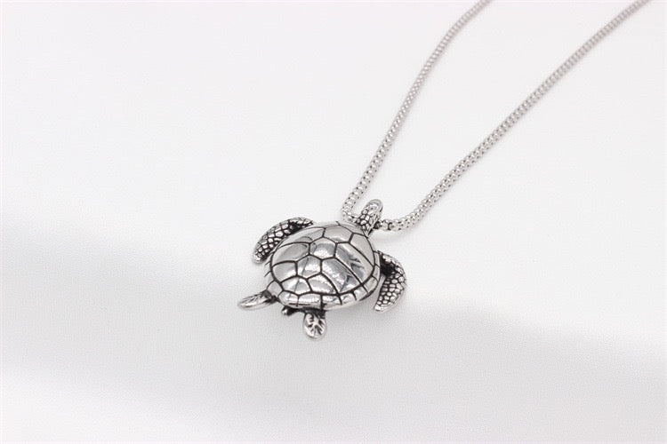 Stainless Steel Sea Turtle Necklace