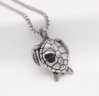 Stainless Steel Sea Turtle Necklace