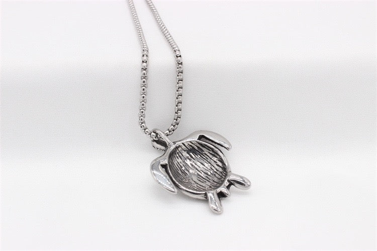Stainless Steel Sea Turtle Necklace
