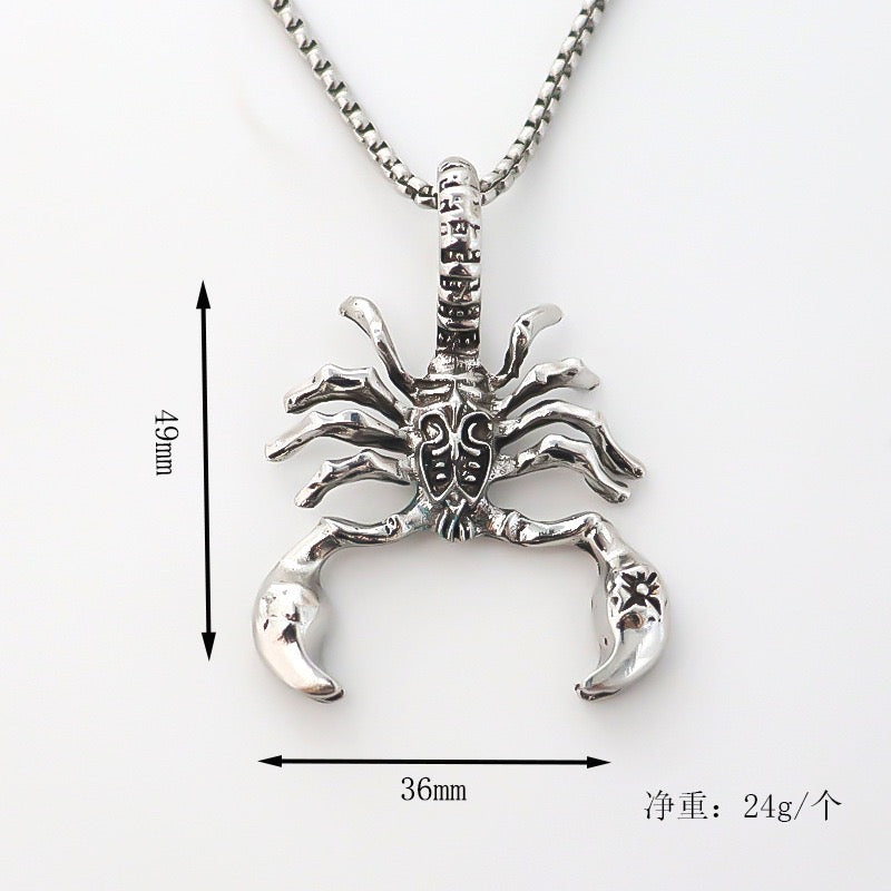 Stainless Steel Scorpion Necklace