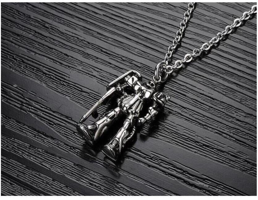 Stainless Steel Transformers  Robot Necklace