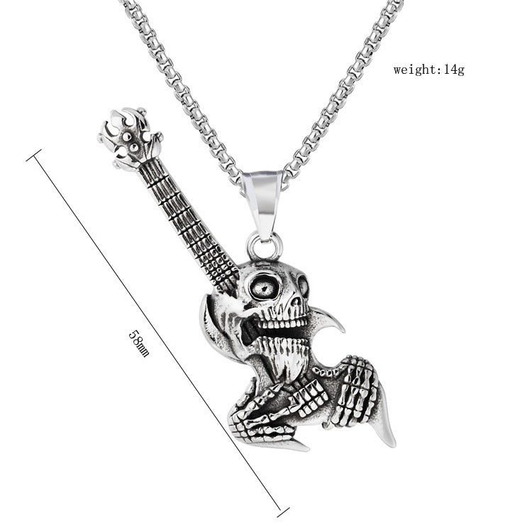 Stainless Steel Playful Dolphins Necklace