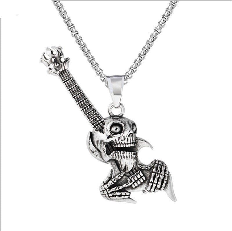 Stainless Steel Playful Dolphins Necklace