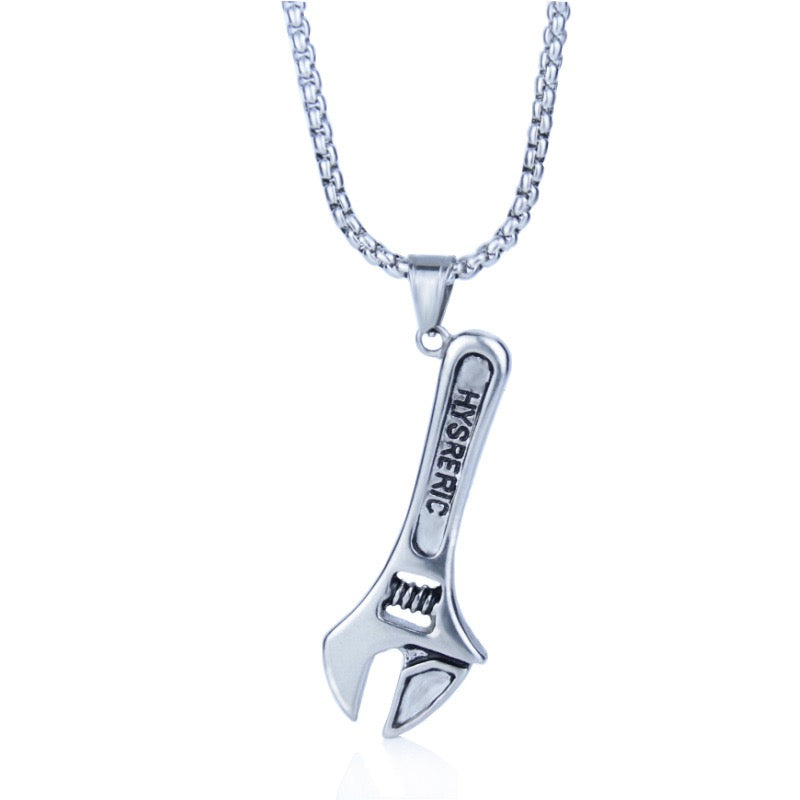 Stainless Steel Wrench Necklace