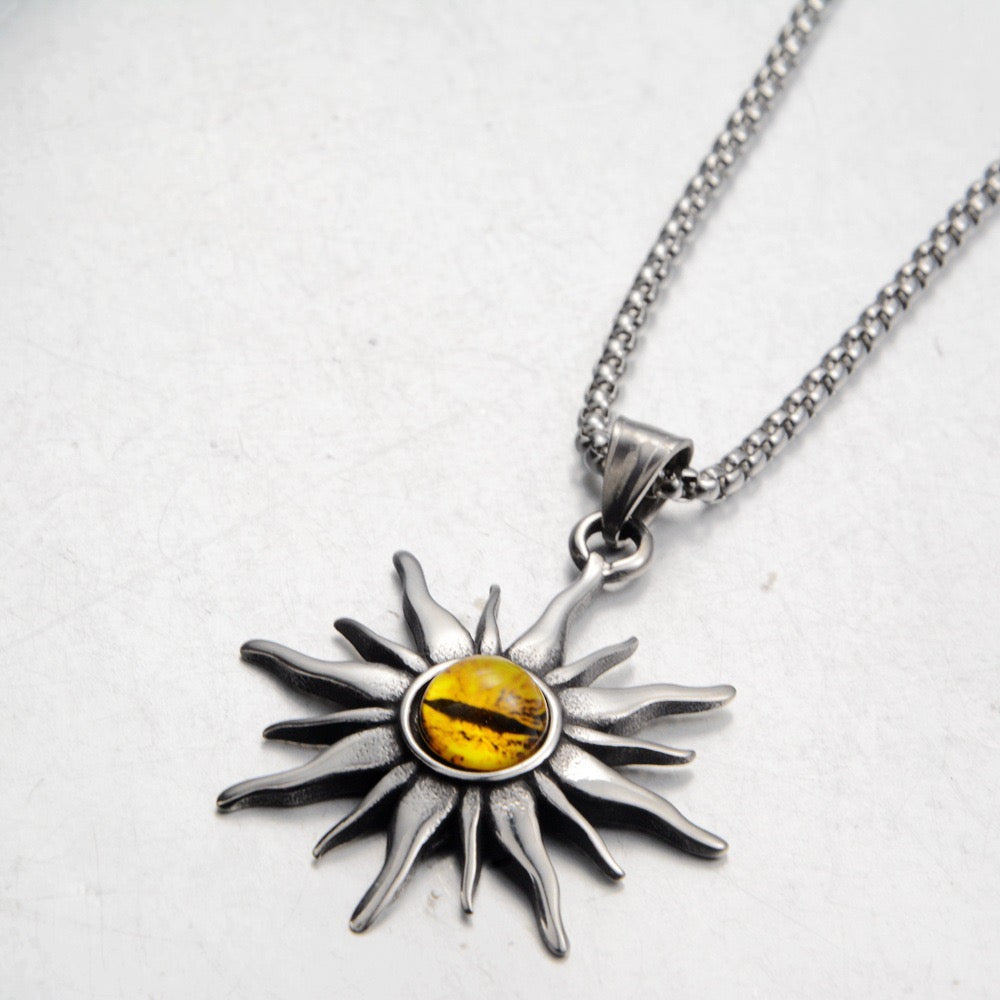 Stainless Steel Boxing Gloves Necklace