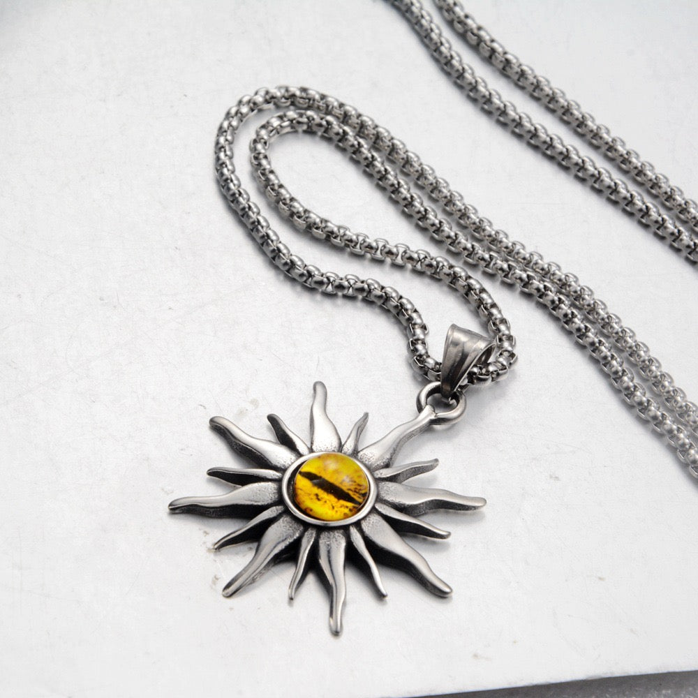 Stainless Steel Boxing Gloves Necklace