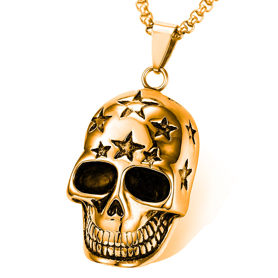 Stainless Steel Skull Necklace