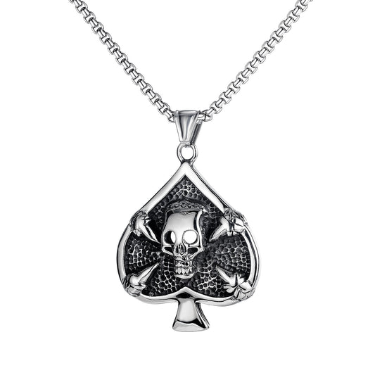 Stainless Steel Necklace  | Skull & Love