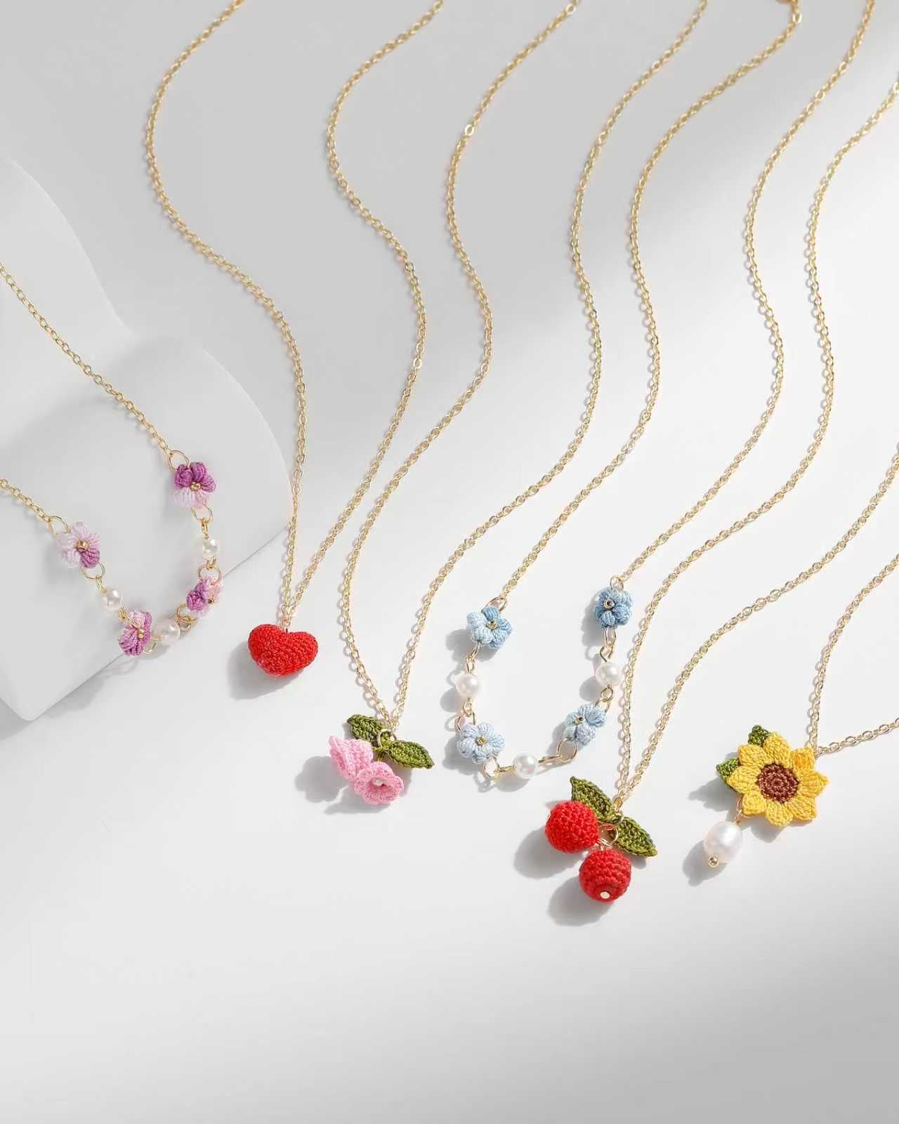 Micro Crochet Necklaces